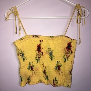 PACSUN FLORAL CROP TOP